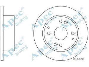APEC braking DSK2336 stabdžių diskas 
 Dviratė transporto priemonės -> Stabdžių sistema -> Stabdžių diskai / priedai
42510S10E00, 42510S10E10, 42510S1AE00