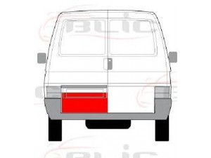 BLIC 6016-00-9558151P galinės durys 
 Kėbulas -> Transporto priemonės galas -> Galinės durys/dalys