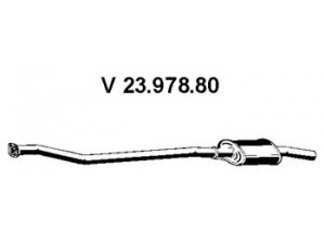 EBERSPÄCHER 23.978.80 priekinis duslintuvas 
 Išmetimo sistema -> Duslintuvas
123 490 56 15, 1234908315
