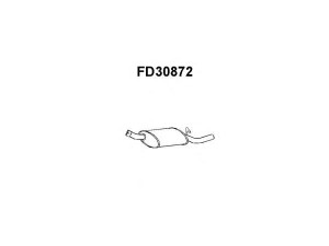 VENEPORTE FD30872 galinis duslintuvas 
 Išmetimo sistema -> Duslintuvas
5018639, 6122360, 6122361, 6150792