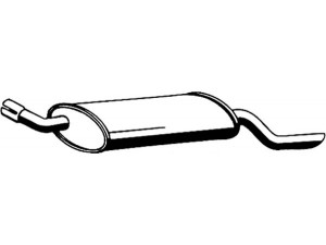 ASMET 05.128 galinis duslintuvas 
 Išmetimo sistema -> Duslintuvas
5852821, 5852957, 90467174, 90531317