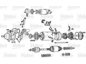 VALEO D11E164 starteris