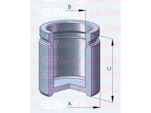 AUTOFREN SEINSA D025298 stūmoklis, stabdžių apkaba 
 Stabdžių sistema -> Stabdžių matuoklis -> Stabdžių dalys