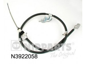NIPPARTS N3922058 trosas, stovėjimo stabdys 
 Stabdžių sistema -> Valdymo svirtys/trosai
46430-0D050