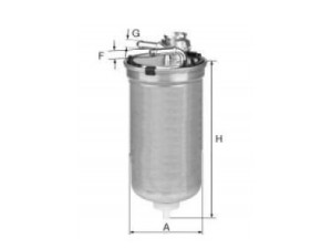 UNIFLUX FILTERS XN741 kuro filtras 
 Degalų tiekimo sistema -> Kuro filtras/korpusas
6Q0 127 400 A, 6Q0 127 401, 6Q0 127 401 B