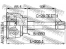 FEBEST 0110-059 jungtis, kardaninis velenas
43460-29057