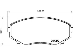 HELLA PAGID 8DB 355 009-641 stabdžių trinkelių rinkinys, diskinis stabdys 
 Techninės priežiūros dalys -> Papildomas remontas
CBZ23322Z, LAZ53328Z, LBZ13328Z