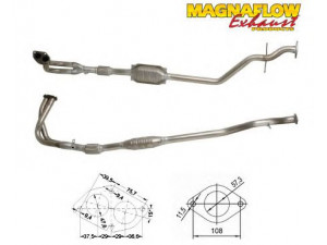 MAGNAFLOW 85884 katalizatoriaus keitiklis 
 Išmetimo sistema -> Katalizatoriaus keitiklis
855119