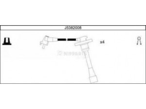 NIPPARTS J5382008 uždegimo laido komplektas 
 Kibirkšties / kaitinamasis uždegimas -> Uždegimo laidai/jungtys
90919-22325, 90919-22327, 90919-22373