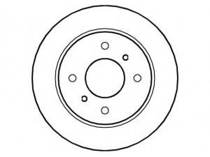 NATIONAL NBD312 stabdžių diskas 
 Stabdžių sistema -> Diskinis stabdys -> Stabdžių diskas
43206-99J01, 432065M311, 4320699J00