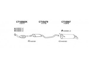 VENEPORTE 150252 išmetimo sistema 
 Išmetimo sistema -> Išmetimo sistema, visa