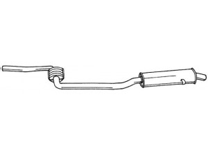 AKS DASIS SG12424 vidurinis duslintuvas