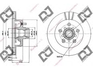 DJ PARTS BD1221 stabdžių diskas 
 Dviratė transporto priemonės -> Stabdžių sistema -> Stabdžių diskai / priedai
15604984, 177-849, 177849, 56152