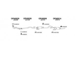 VENEPORTE 400243 išmetimo sistema 
 Išmetimo sistema -> Išmetimo sistema, visa