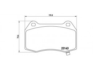 BREMBO P 09 003 stabdžių trinkelių rinkinys, diskinis stabdys 
 Techninės priežiūros dalys -> Papildomas remontas
89047744
