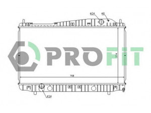 PROFIT PR 1705A1 radiatorius, variklio aušinimas 
 Aušinimo sistema -> Radiatorius/alyvos aušintuvas -> Radiatorius/dalys
96278701, P96278701
