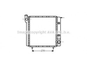 AVA QUALITY COOLING RT2068 radiatorius, variklio aušinimas 
 Aušinimo sistema -> Radiatorius/alyvos aušintuvas -> Radiatorius/dalys
7700765604, 7700775262