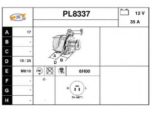 SNRA PL8337 kintamosios srovės generatorius
2706078003