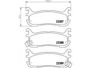 HELLA 8DB 355 009-911 stabdžių trinkelių rinkinys, diskinis stabdys 
 Techninės priežiūros dalys -> Papildomas remontas
BCYC2643Z, BCYC2643ZA, N0Y82643Z