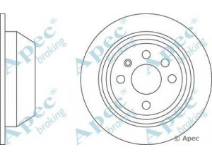 APEC braking DSK632 stabdžių diskas 
 Stabdžių sistema -> Diskinis stabdys -> Stabdžių diskas
569119, 569206, 90345699, 90421872