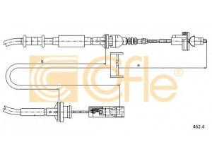 COFLE 462.4 sankabos trosas 
 Dviratė transporto priemonės -> Kabeliai ir tachometro velenaai -> Sankabos trosas
46467631, 46472971, 46475314, 46475319
