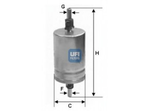 UFI 31.510.00 kuro filtras 
 Techninės priežiūros dalys -> Papildomas remontas
13321256492, 1567-79, 5470530, 95470530