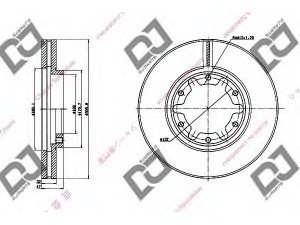 DJ PARTS BD1289 stabdžių diskas 
 Dviratė transporto priemonės -> Stabdžių sistema -> Stabdžių diskai / priedai
40206-VB000, 40206-VB001, 40206VB000