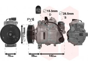 VAN WEZEL 0300K380 kompresorius, oro kondicionierius 
 Oro kondicionavimas -> Kompresorius/dalys
8K0 260 805 J, 8K0260805C, 8K0260805J