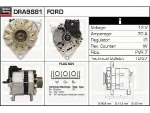 DELCO REMY DRA9881 kintamosios srovės generatorius 
 Elektros įranga -> Kint. sr. generatorius/dalys -> Kintamosios srovės generatorius
DV94-GB110K-359AC, DV94-GB110K-359AD