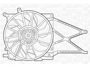 MAGNETI MARELLI 069422332010 ventiliatorius, radiatoriaus 
 Aušinimo sistema -> Oro aušinimas
1314539, 1341344