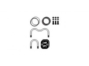 HJS 82 13 2453 montavimo komplektas, katalizatoriaus keitiklis 
 Išmetimo sistema -> Katalizatoriaus keitiklis