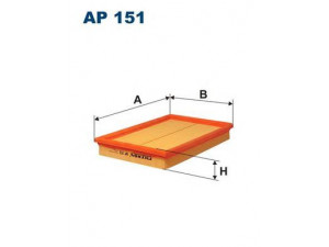 FILTRON AP151 oro filtras 
 Filtrai -> Oro filtras
1004509, 3885284, 96MF9601AB, F02Z9601A1A