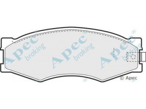 APEC braking PAD452 stabdžių trinkelių rinkinys, diskinis stabdys 
 Techninės priežiūros dalys -> Papildomas remontas
4106011P28, 4106011P29, 41060V6790