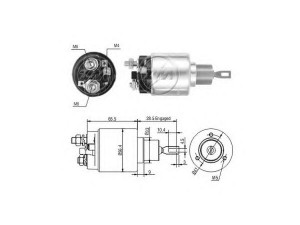 ERA 227251 solenoidinis jungiklis, starteris 
 Elektros įranga -> Starterio sistema -> Solenoidinis jungiklis
000 152 91 10