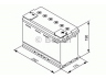 BOSCH 0 092 S60 050 starterio akumuliatorius; starterio akumuliatorius