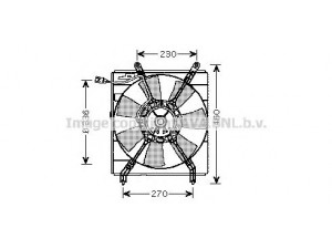 AVA QUALITY COOLING TO7526 ventiliatorius, radiatoriaus 
 Aušinimo sistema -> Oro aušinimas
163630A060
