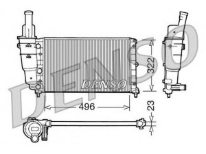 DENSO DRM13003 radiatorius, variklio aušinimas 
 Aušinimo sistema -> Radiatorius/alyvos aušintuvas -> Radiatorius/dalys
46414171, 7745692