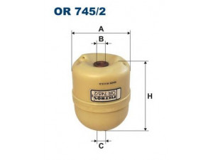 FILTRON OR745/2 alyvos filtras
1310891, 1376481