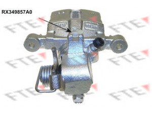 FTE RX349857A0 stabdžių apkaba 
 Stabdžių sistema -> Stabdžių matuoklis -> Stabdžių matuoklio montavimas
58310-07300, 58310-07310, 5831007300