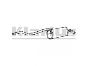KLARIUS 250721 galinis duslintuvas 
 Išmetimo sistema -> Duslintuvas
074253609BC, 074253609BC, 074253609BC
