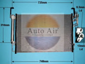 AUTO AIR GLOUCESTER 16-1155 kondensatorius, oro kondicionierius 
 Oro kondicionavimas -> Kondensatorius
976063A100