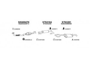 VENEPORTE 600034 išmetimo sistema