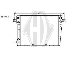 DIEDERICHS 8112105 radiatorius, variklio aušinimas 
 Aušinimo sistema -> Radiatorius/alyvos aušintuvas -> Radiatorius/dalys
1148069, 1176899, 1176901, 1468068