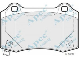 APEC braking PAD1688 stabdžių trinkelių rinkinys, diskinis stabdys 
 Techninės priežiūros dalys -> Papildomas remontas
68003610AA, 68003610AB, 68034993AA