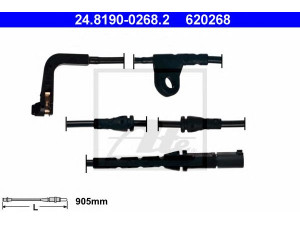ATE 24.8190-0268.2 įspėjimo kontaktas, stabdžių trinkelių susidėvėjimas 
 Stabdžių sistema -> Susidėvėjimo indikatorius, stabdžių trinkelės
34 35 6 772 008, 34 35 6 789 501