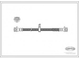 CORTECO 19032280 stabdžių žarnelė 
 Stabdžių sistema -> Stabdžių žarnelės
SHB100961