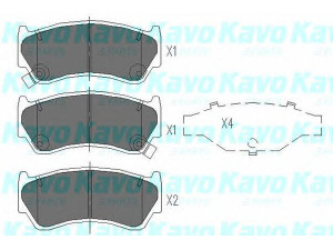 KAVO PARTS KBP-6508 stabdžių trinkelių rinkinys, diskinis stabdys 
 Techninės priežiūros dalys -> Papildomas remontas
410601N060, 410601N090, 410601N890