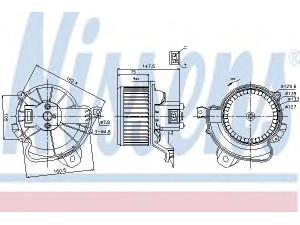 NISSENS 87086 vidaus pūtiklis 
 Šildymas / vėdinimas -> Orpūtė/dalys
13335075, 1845112, 1845113, 1845133