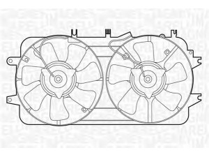 MAGNETI MARELLI 069422411010 ventiliatorius, radiatoriaus 
 Aušinimo sistema -> Oro aušinimas
KLR9-15-025B