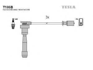 TESLA T186B uždegimo laido komplektas 
 Kibirkšties / kaitinamasis uždegimas -> Uždegimo laidai/jungtys